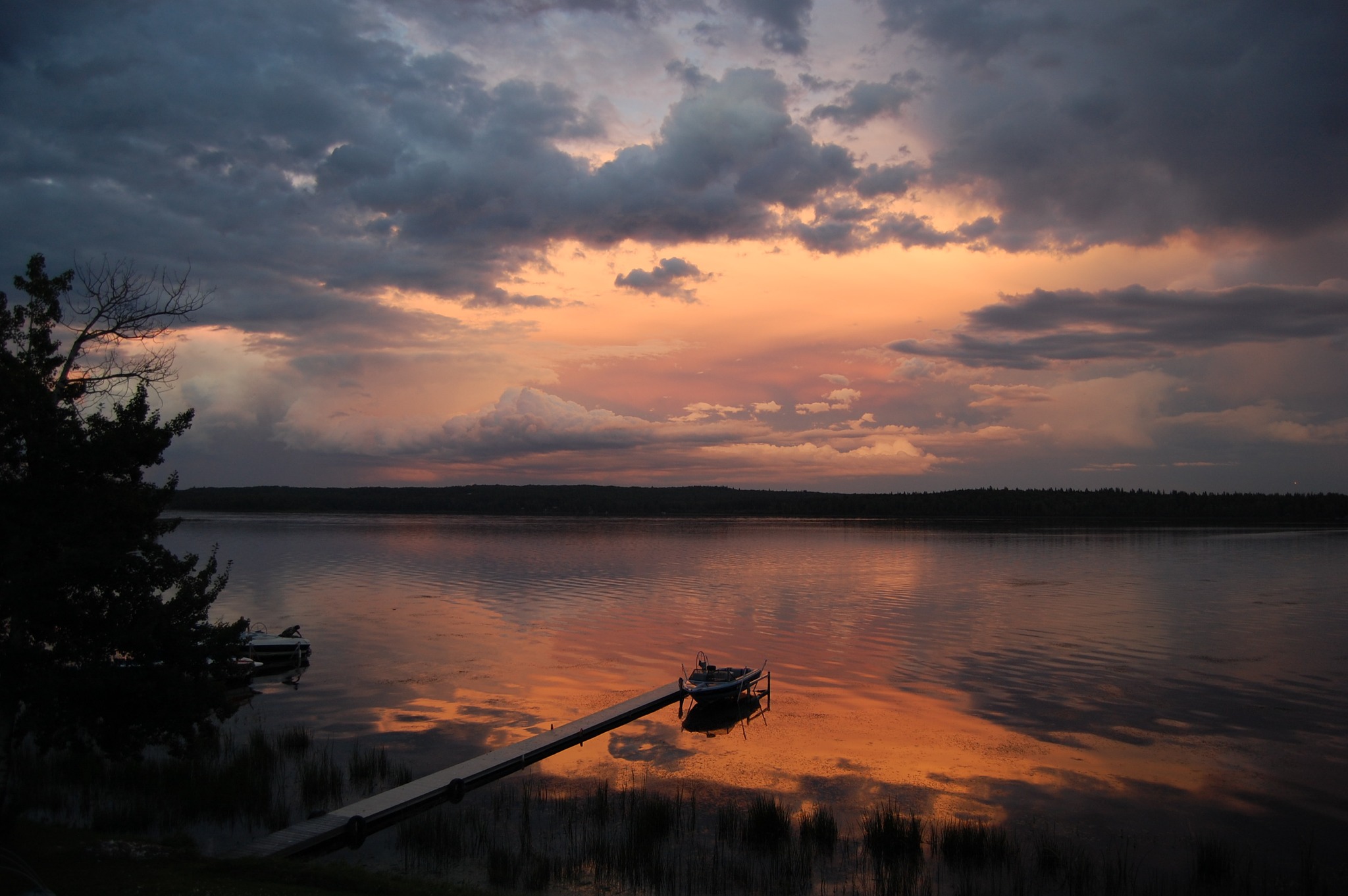 View of a Lake during Sunset